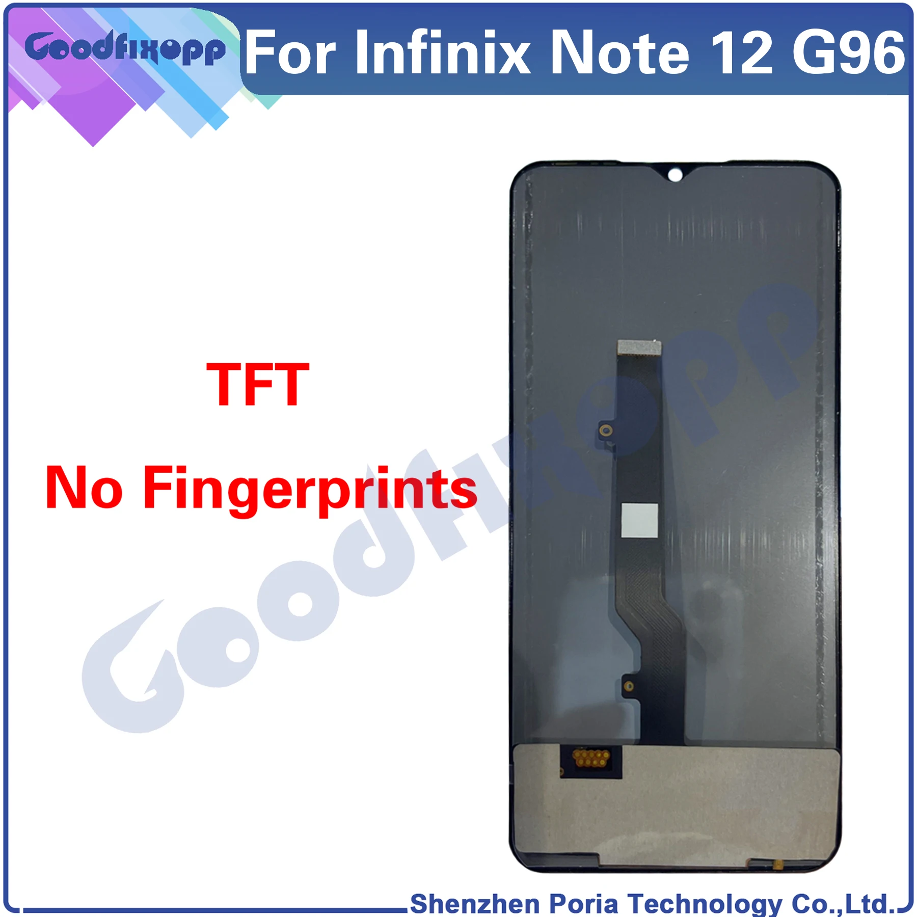 For Infinix Note 12 G96 X670 LCD Display Touch Screen Digitizer Assembly For Note12 Turbo Replacement