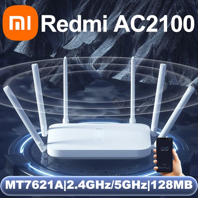 Xiaomi Redmi AC2100 Dual-band 2.4G/5G Dual-core Four-thread CPU