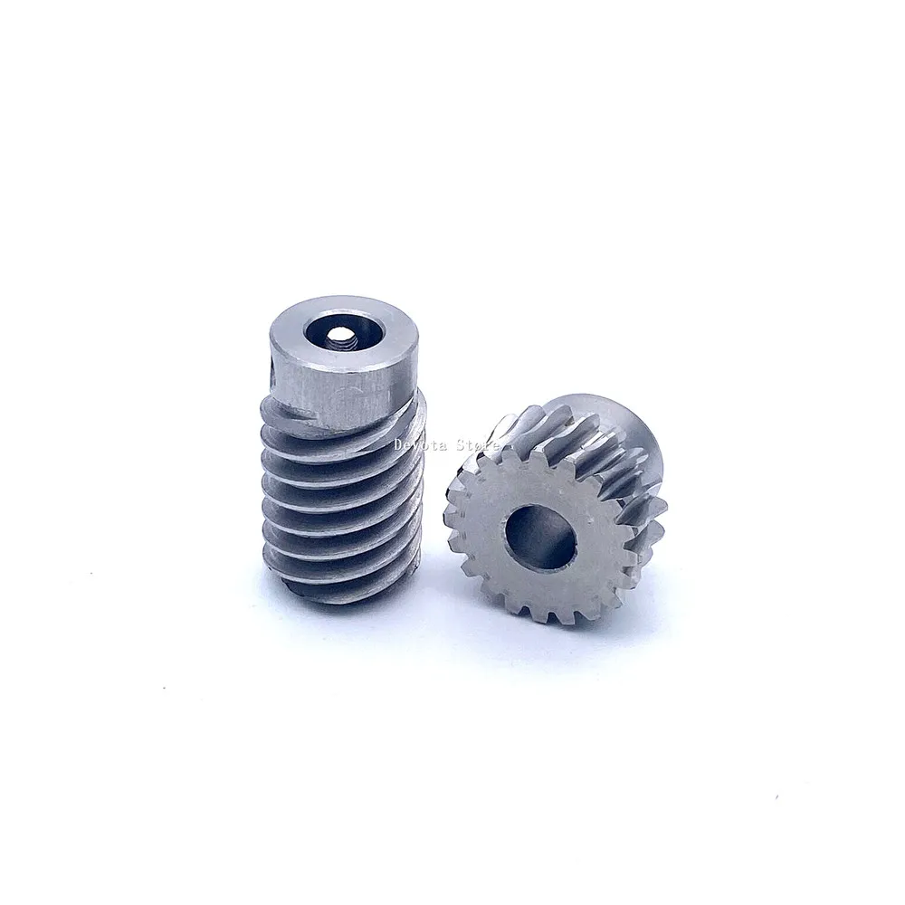 Worm Redutor de Engrenagem de Caixa de Engrenagens 1m 20t mm Ângulo Direito Invertendo a Engrenagem Turbo Aço Inoxidável 1:5