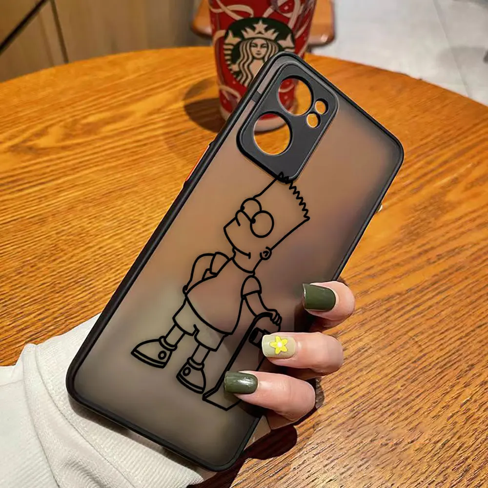 thumbnail image 1 of Funda de teléfono mate para OPPO RENO 8 8T 7Z 7 6Z 6 5 4 3 PRO PLUS 4G 5G Funda rígida Funda Coque Capa Funda película The S-Simpsons-S, 1 of 5