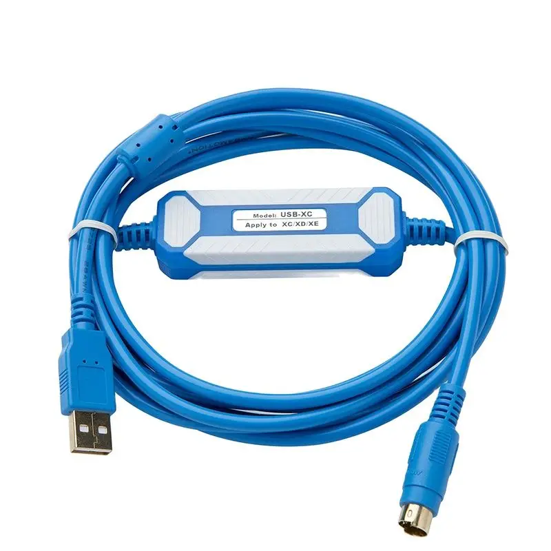 AMSAMOTION 골드 도금 USB-XC USB RS232 어댑터 Xinje PLC XC1 XC2 XC3 XC5 프로그래밍 케이블