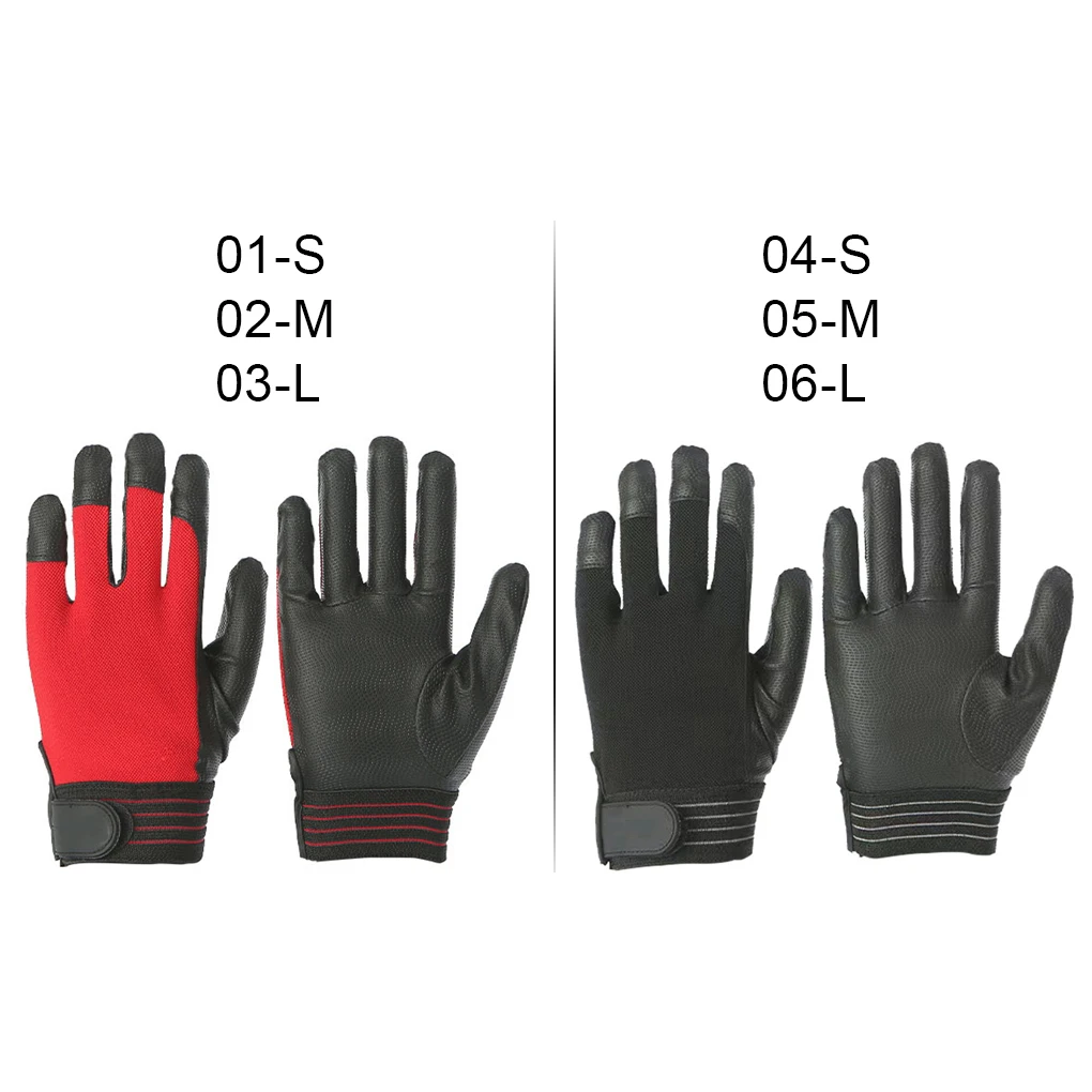 1 Pair Work Gloves Anti-Electricity High Voltage Electrical Insulating Glove Soft Mittens Riding Motorcycle Black Red 3