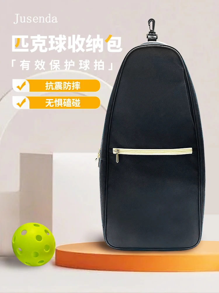 Tennis Padel Racket Cover Bag, Single Shoulder Bag Oxford Cloth Tennis Padel Bags Case, Waterproof Wear-Resistant Pickkle Bag