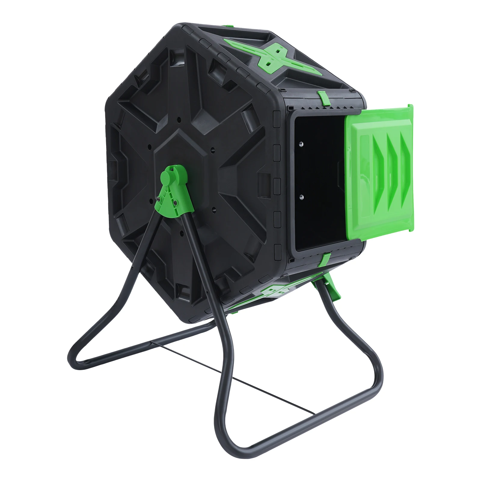70L Chamber Compost Tumbler Outdoor Tumbling Composing Bins 360° ° Rotationsvolumen-Gartenkomposter mit einem Kammer – Detail 7