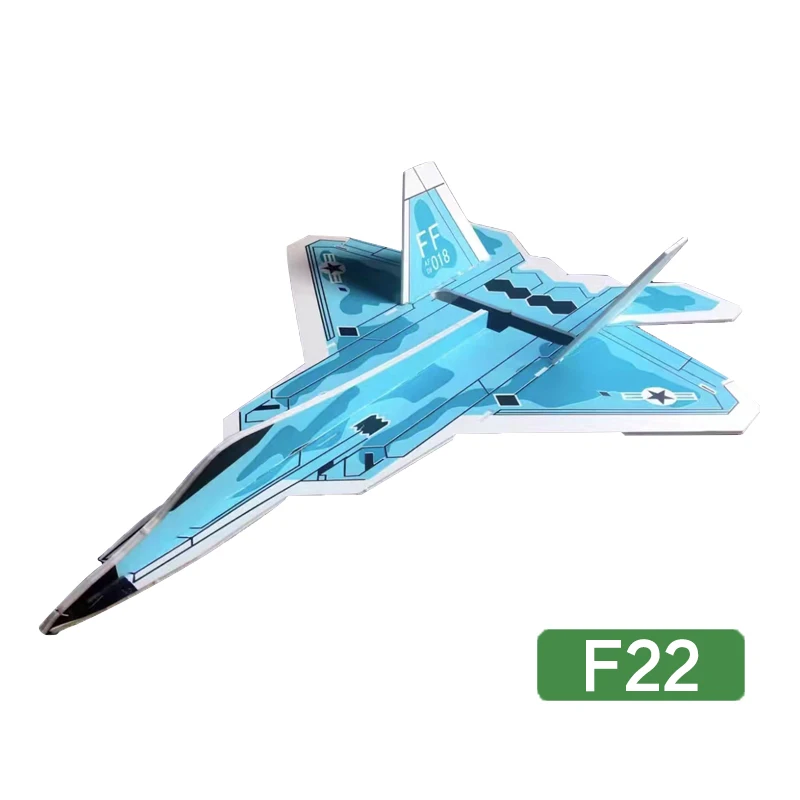 Fixed Wing Model Su27 RC Airplane With Microzone MC6C Transmitter with Receiver and Structure Parts For DIY F22 RC Aircraft 6