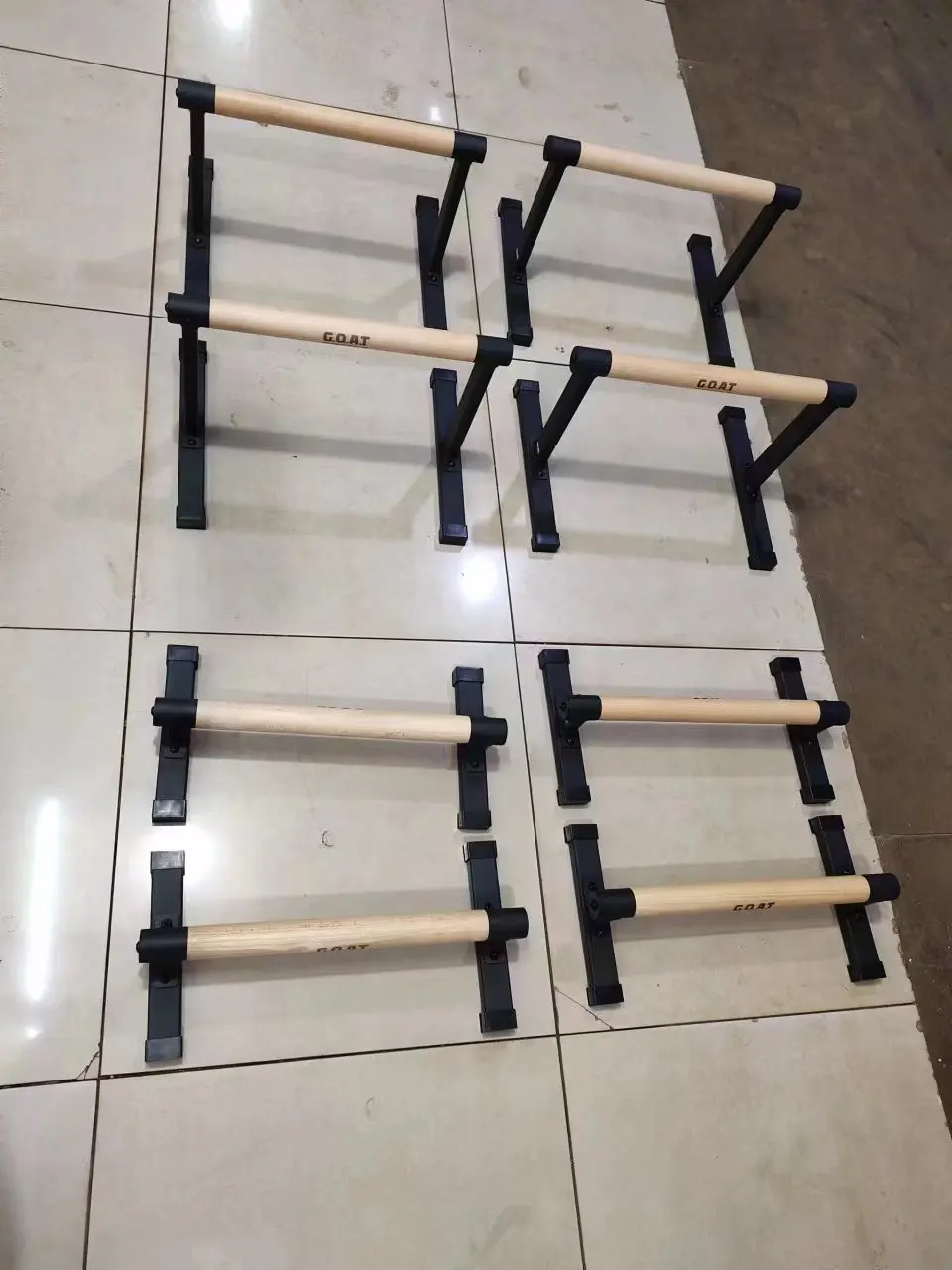 Parallel Push-up Stand Wood Pushup Bars Wooden Parallettes Push up Handle Stands Grip for Men