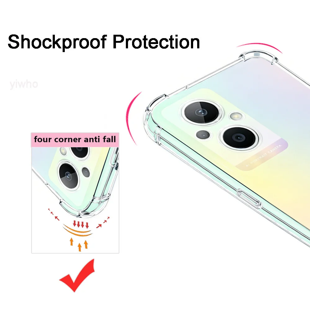 Transparent Shockproof TPU Phone Case - Clear Back Cover