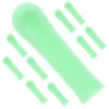 Ear Spoon Sleeves Ear Wax Removal Tips Silicone Ear Wax Picker Cover Ear Scoops Ear Spoon Protector Ear Cleaning Tools Blue 3