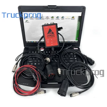 Agriculture Tractor For AGCO 2x4 CANUSB FENDT ForAGCO EDT Interface Electronic Data Diagnostic Tool with key dongle CF54 Laptop
