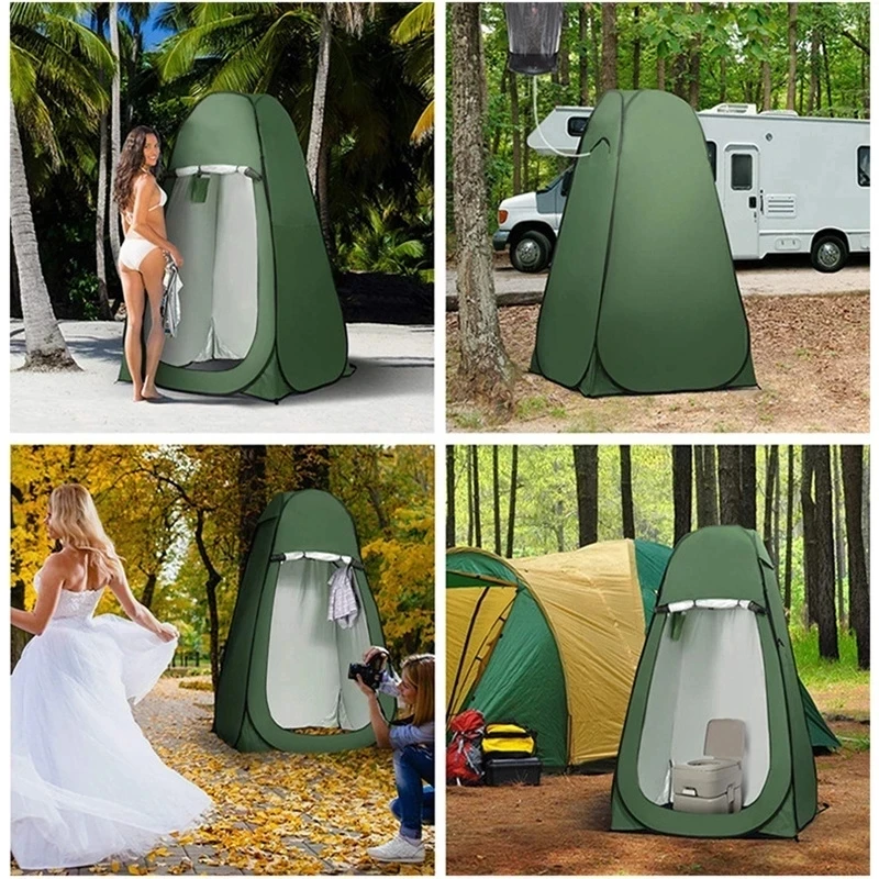 Matériel de camping,Tente de bain pour douche en plein air, Portable,  vestiaire, Camping, étanche, abri, plage - Army Green - Cdiscount Sport