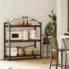 3 Tier Bookshelf 31.49" Width, Book Shelf Storage and Organization, Large Books Shelves for Home Living Room, Bookcases 6