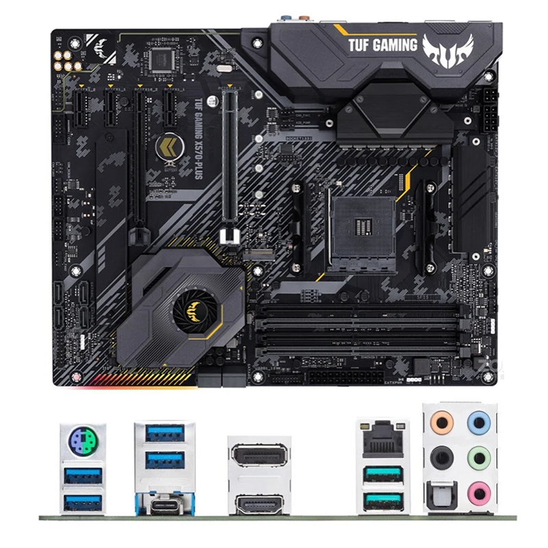 Amd X570 Plus Scheda Madre Tuf Gaming X570-Plus Usata Presa Originale Am4 Ddr4 128Gb M.2 Nvme Sata3 Scheda Madre Desktop