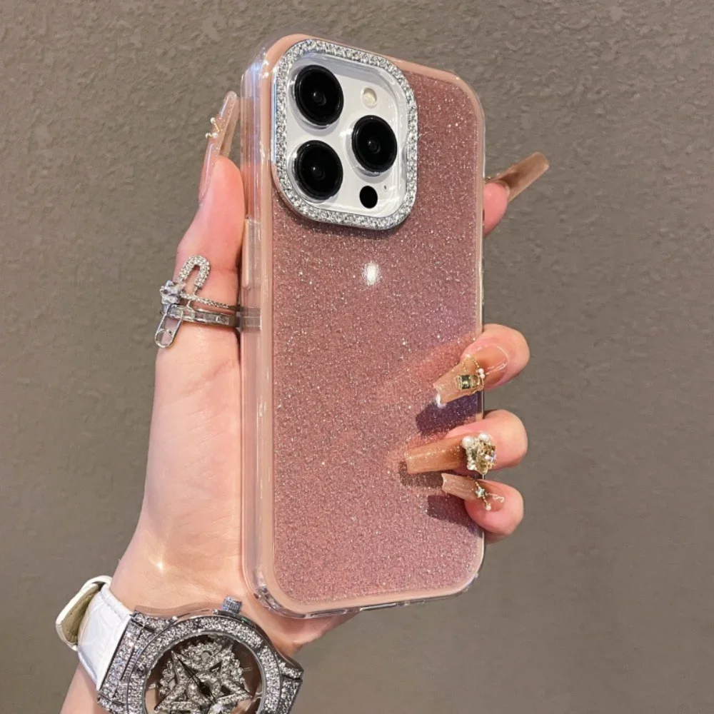 Luxury Shiny Diamond Glitter Glossy Bumper Case – Shockproof Protective Cover