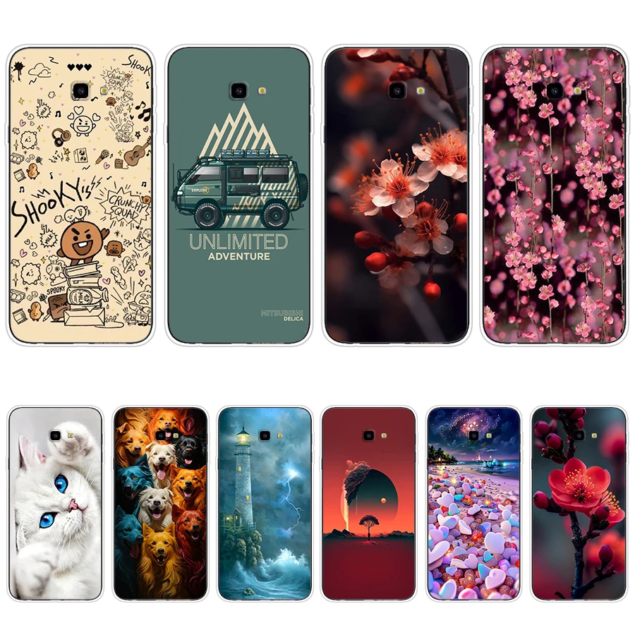 S5 Colorful Song Custodia Morbida In Silicone Tpu Cover Per Samsung Galaxy J4 Plus 2018/J4 Core 2018