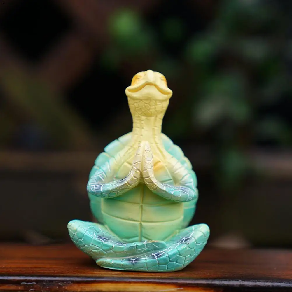 Sea Turtle Figurine Peacefulness Meditating Sea Turtle Statue