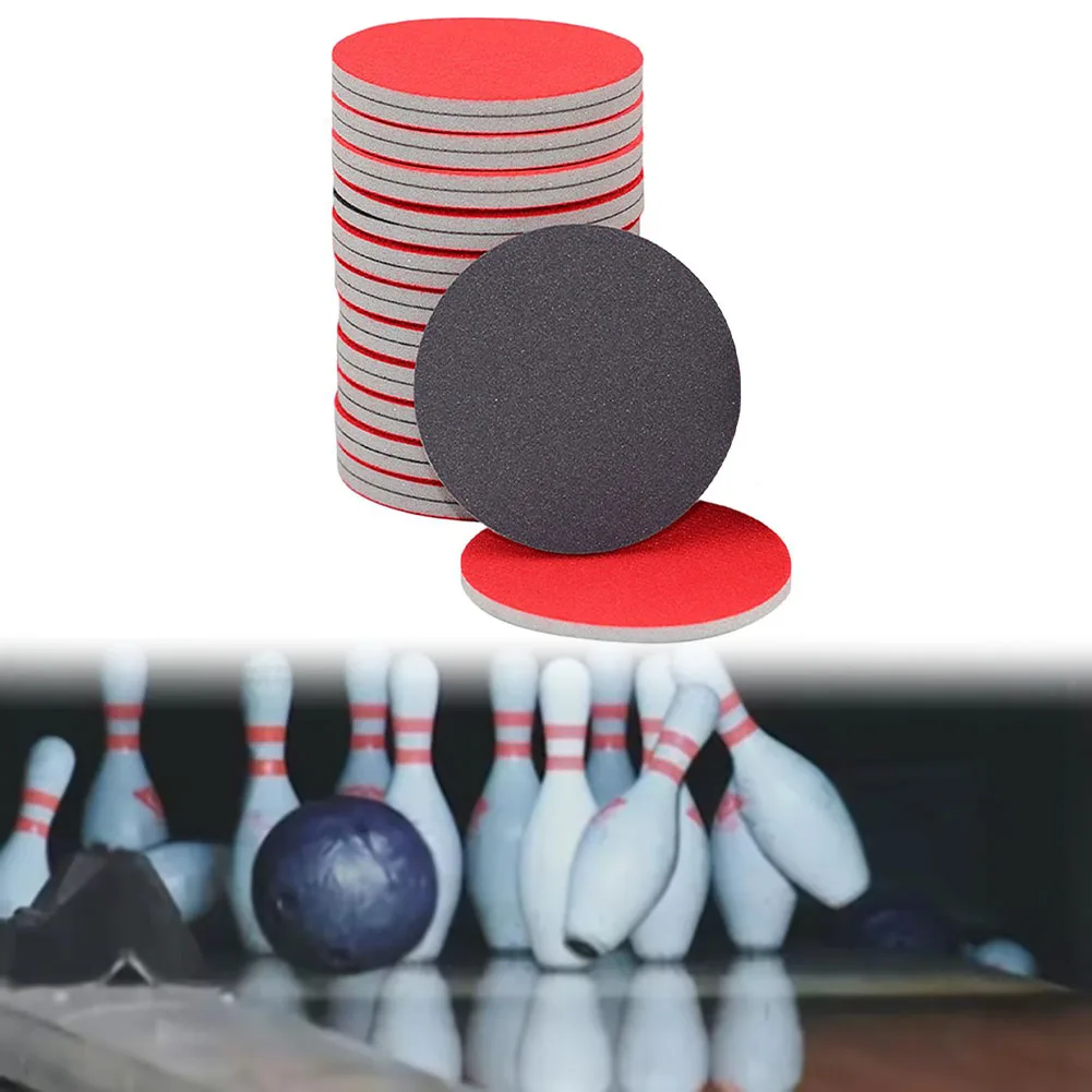 Bowling Ball Accessories Bowling Sanding Pads Ball Maintenance 12 Sanding Pads Compact Size About 5 Inches In Diameter