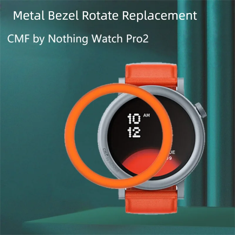 CMF Watch Pro2 Premium Metal Bezel Protector and Band Cover Set - High-Quality Replacement Case