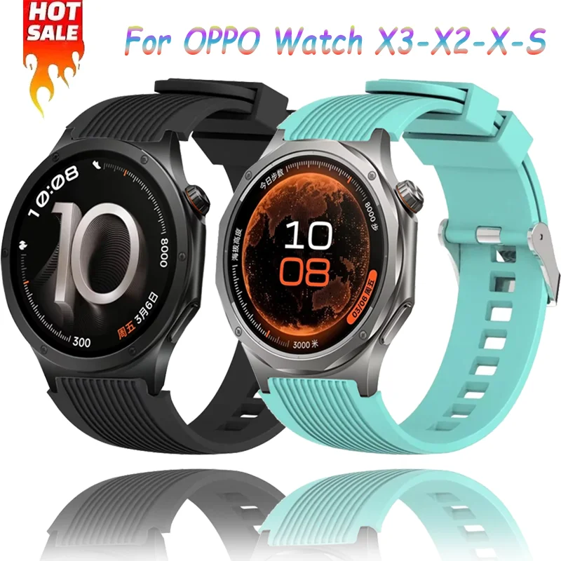 Silicone Strap - Soft & Comfortable Replacement Fashion Wristband