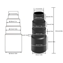 

Universal Vacuum Hose Adapter Four-layer Adapter of 25mm 30mm 34mm 42mm 20mm 35mm Hose Reducer Hose Adapter Tool