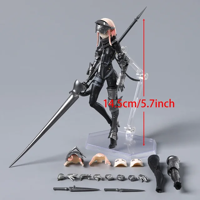 Figma 491 FALSLANDER Lanze Reiter PVC Action Figure Collectible