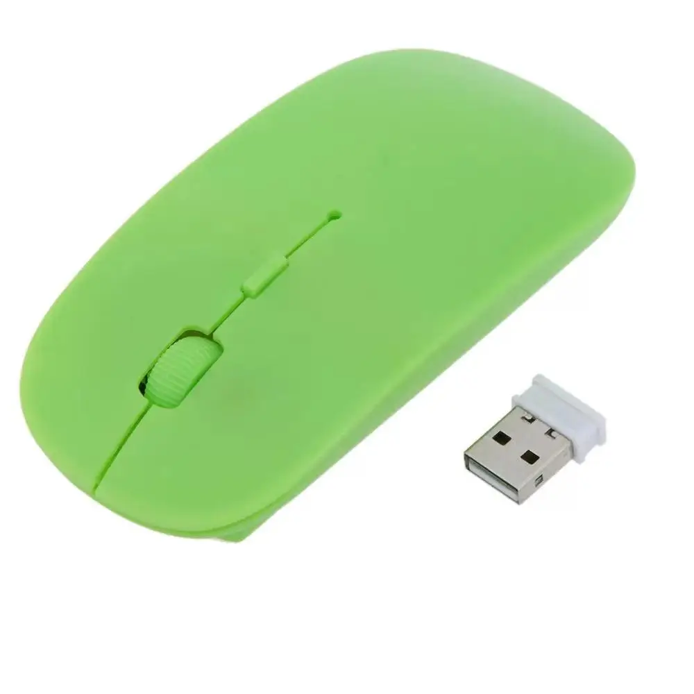 Mouse Wireless 1600 DPI USB Optical Wireless Computer Mouse 2.4G Receiver Ultra-thin mouse, Wireless Mouse For PC Laptops