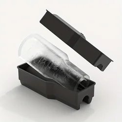 Silicone Easy-Release Ice Cube Tray - BPA-Free & Food-Grade, Ideal for Beverages & Cocktails (Black)