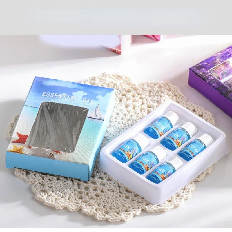 6-Piece Pure Herbal Essential Oil Set for Aromatherapy and Relaxation