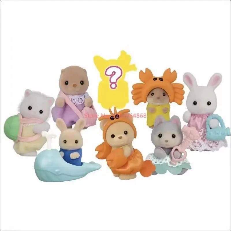 educational toys animal toy set cartoon toy Sylvanian Families cute baby series figurines statue models