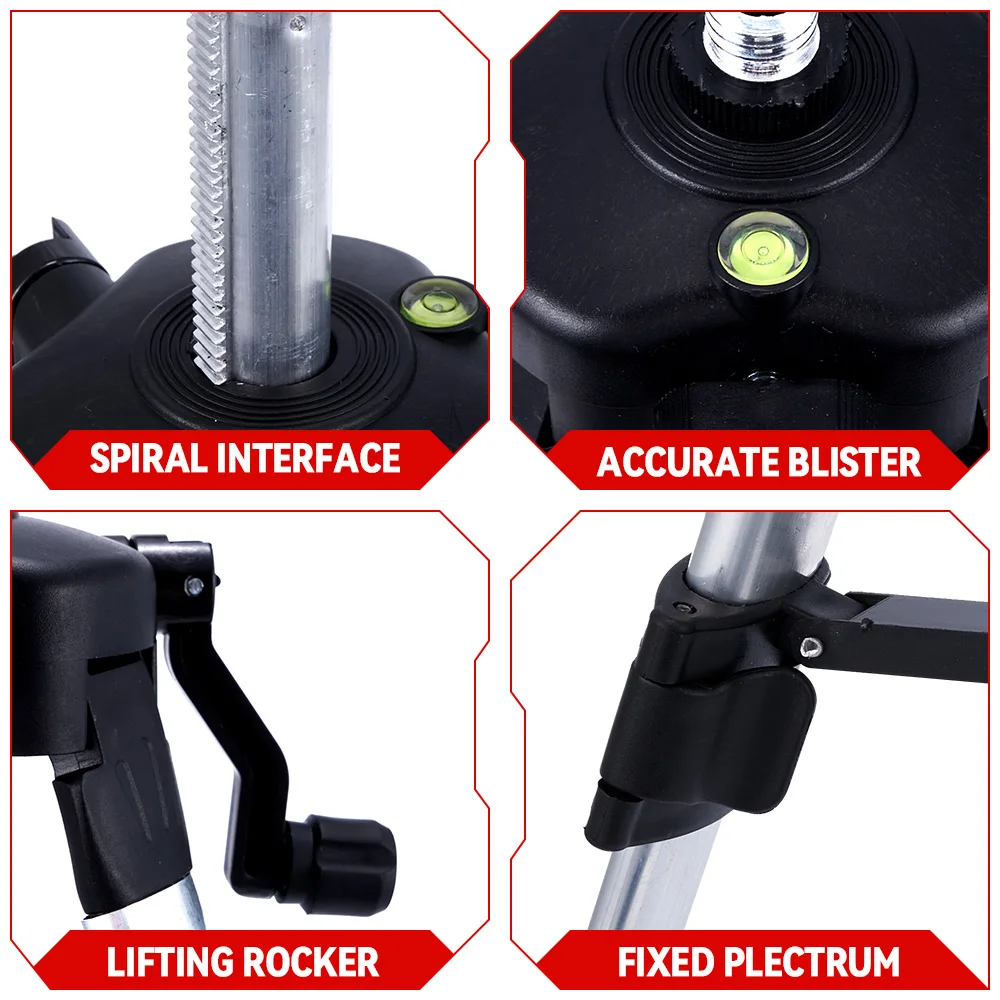 1.2M/1.5M Laser Level Tripod Adjustable Height Thicken Aluminum Stand