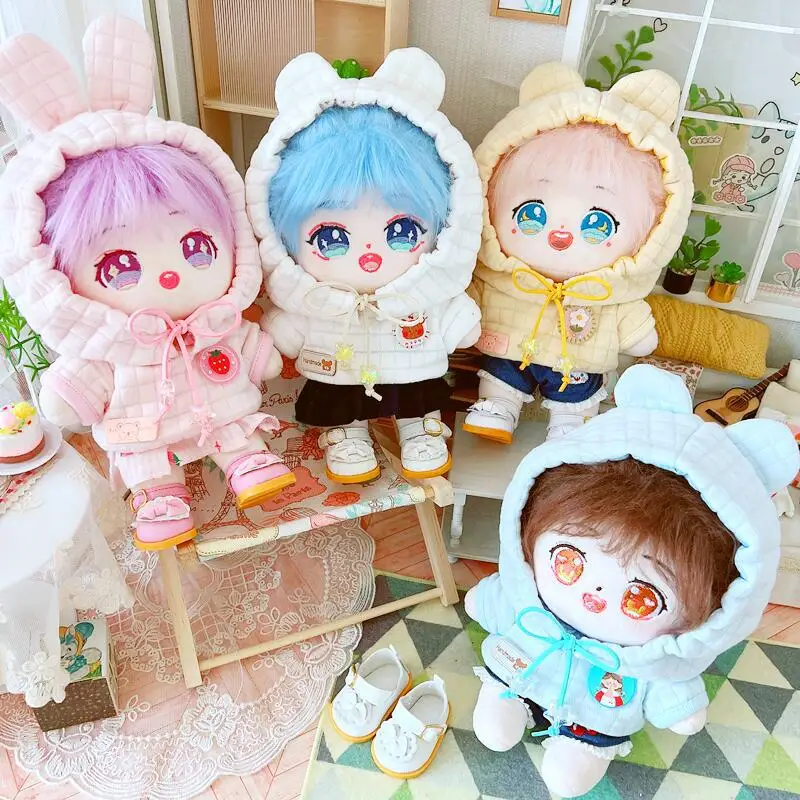 

4 types 20cm doll clothes Sweater Princess shoes dolls accessories for our generation Korea Kpop EXO idol Dolls gift DIY Toys