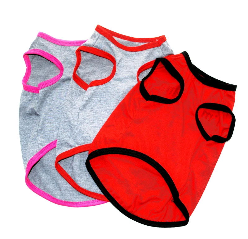 Summer Cat Vest Small Dog Clothes Cheap Pet Apparel Chihuahua Yorkies Yorkshire Terrier Pomeranian Shih Tzu Poodle Puppy Costume