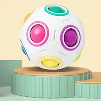 Antistress Cube Magic Fidget Toys Puzzle Rainbow Balls Children Educational Toy Adult Kid Reliever Stress Anxiety Christmas Gift 6