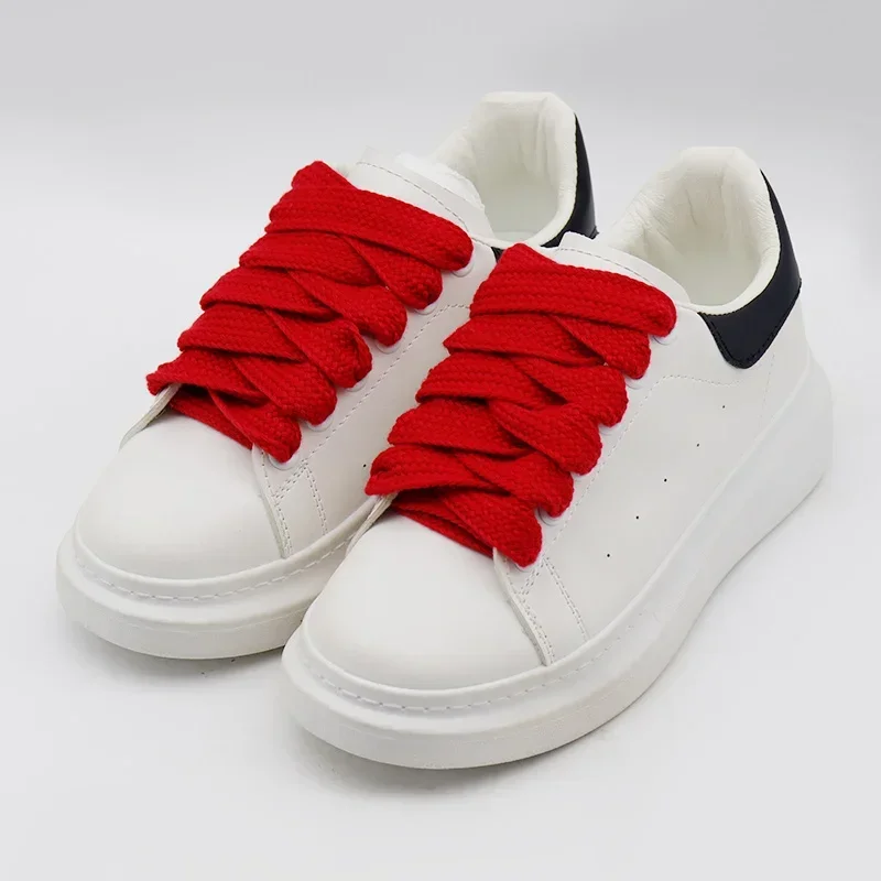 Lacci Piatti Rossi Per Scarpe Da Ginnastica E Da Ginnastica, Lace'ter - Foto 7