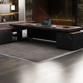 Gadget Executive per Ufficio, Scrivania da Ufficio e Camera da Letto, Design Executive, Estetica Europea, Scrivania da Ufficio con Display, Arredamento Trendy per Ufficio Europeo