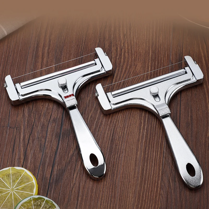 Aluminum Alloy Cheese Slicer Adjustable Thickness Butter Cutter Soft Butter Cheese Shaver slicer scraper kitchen gadgets