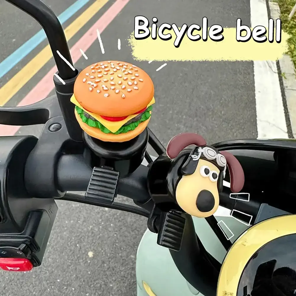 Hamburg Cartoon Bicycle Bell Super Ringing Children's Mountain Bike Universal Bell Scooter Bell Bike Decoration