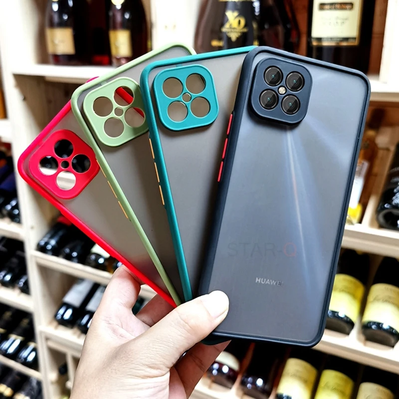 Matte Translucent Silicone Bumper Armor Case