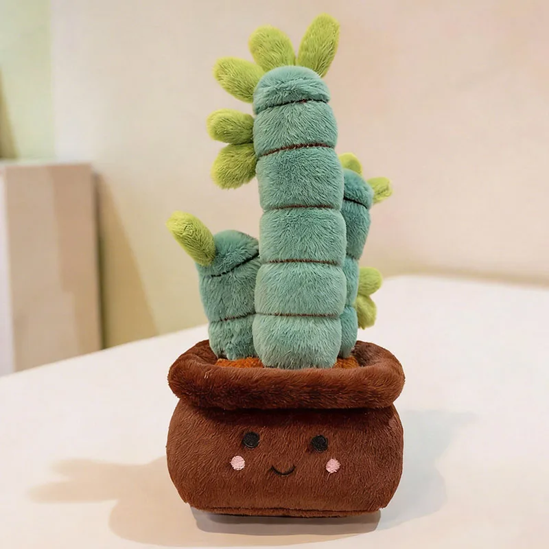 25cm 귀여운 화분에 담긴 봉제인형 부드러운 감 사과 행운나무 인형 장식 베개 장식품 어린이 남아 여아 생일 선물