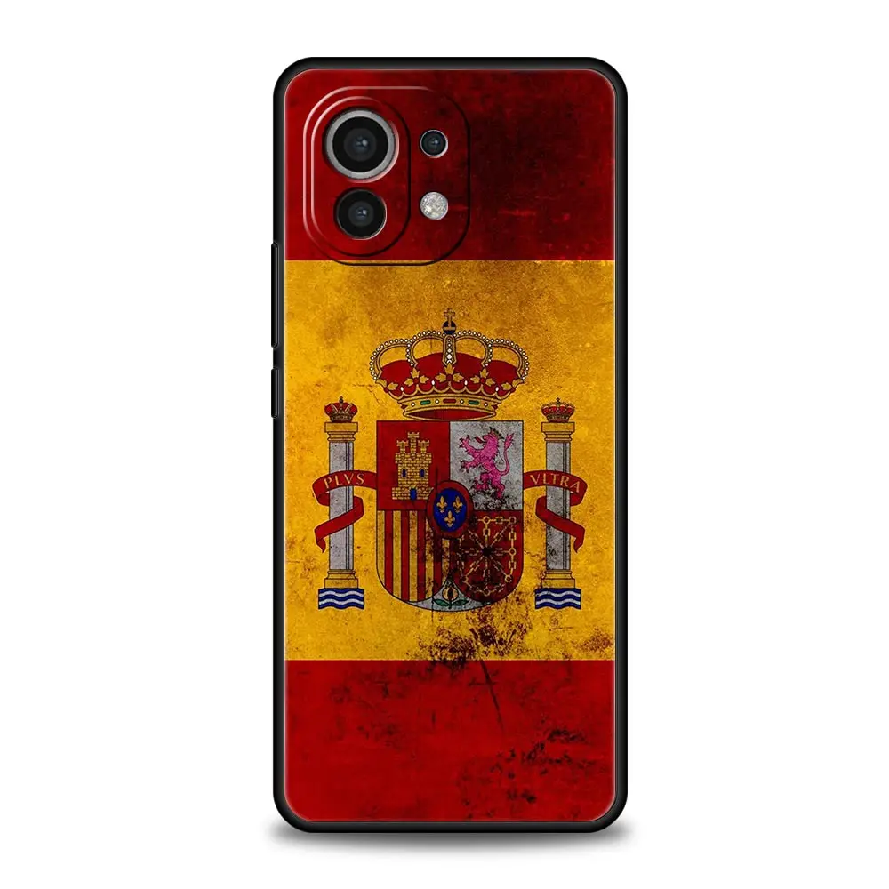 Soft Silicone Spain Flag Phone Case