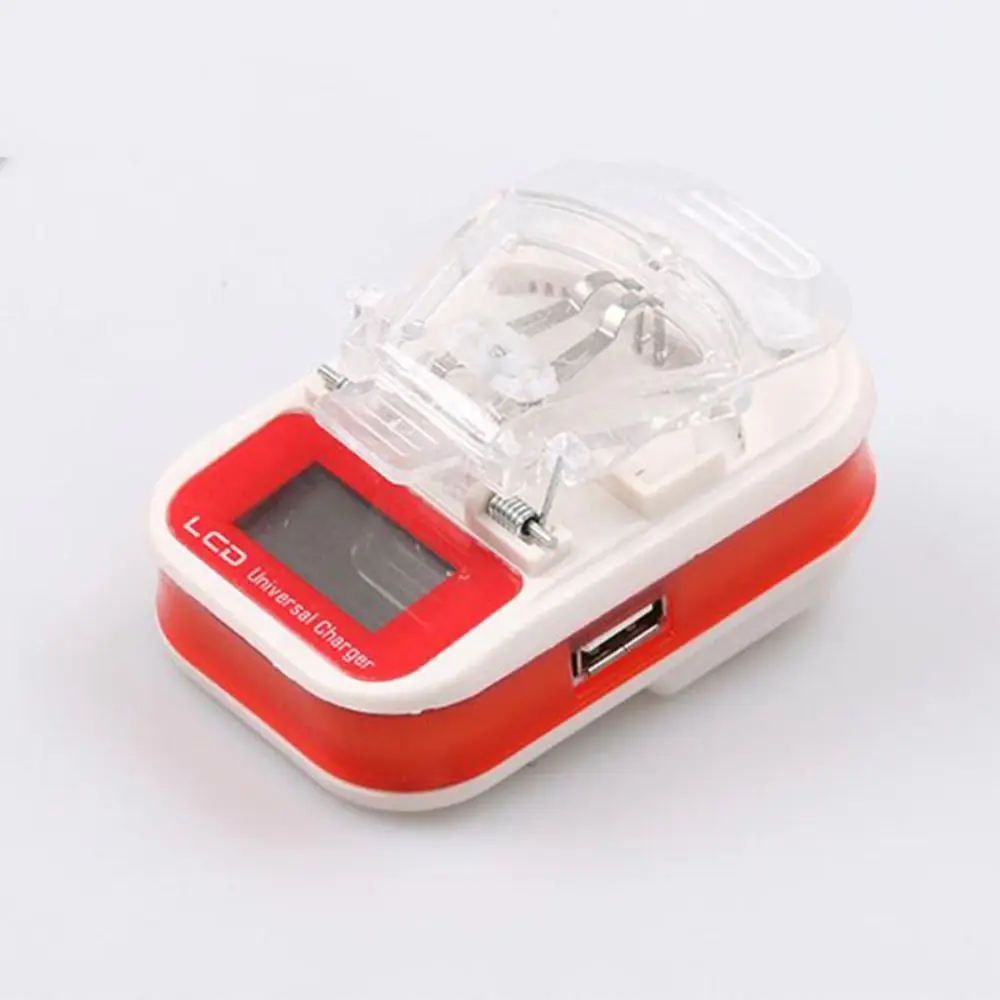 รูปสินค้า เครื่องชาร์จแบต USB พกพา หน้าจอ LCD ชาร์จได้ทั่วโลก