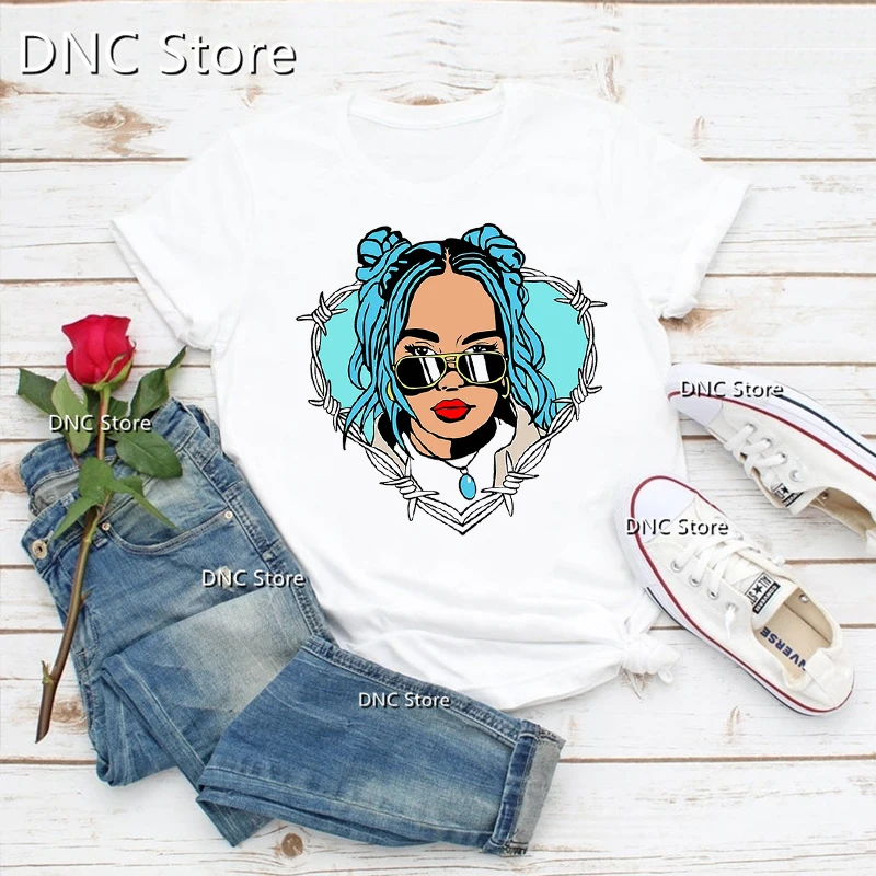 

2023 Hot Sale Women'S T-Shirt Music Rapper Karol G Bichota Music Lover Tshirts New Hara T-Shirts Femme Summer 90s Girls Shirt