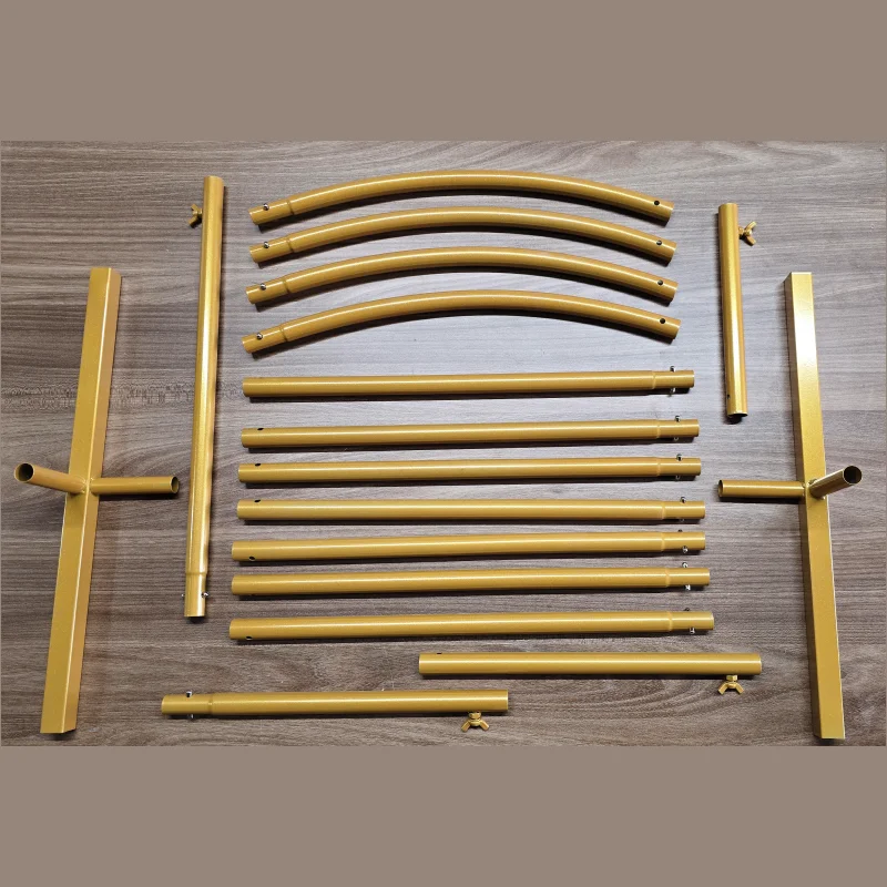 5ft/6ft/6.6ft Golden Arch Background Metal Frame Wedding Event Decoration