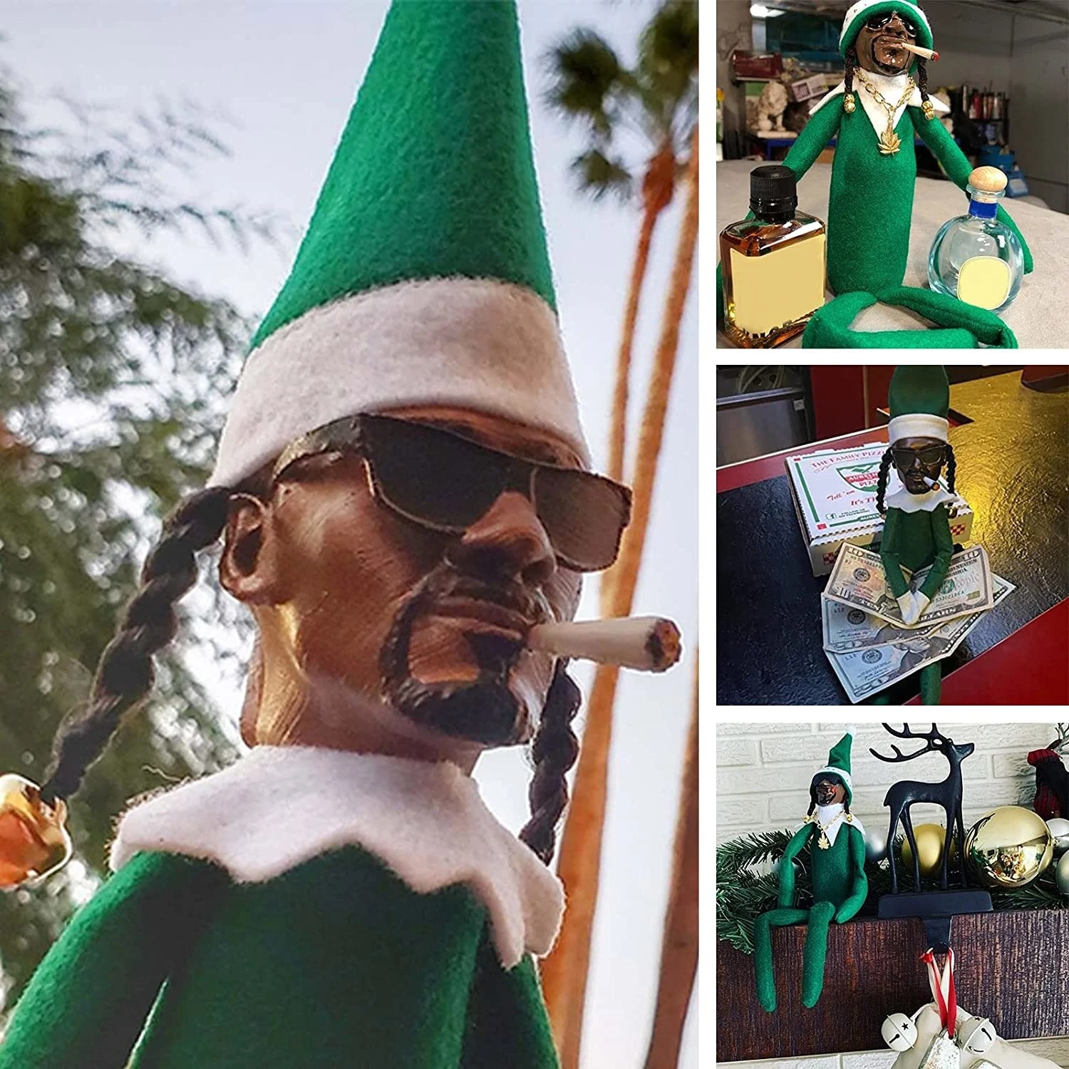 Snoop On The Stoop Snoop Dogg Elf On The Shelf Christmas Decoration Snoop on the stoop snoop dogg elf on the shelf christmas decoration