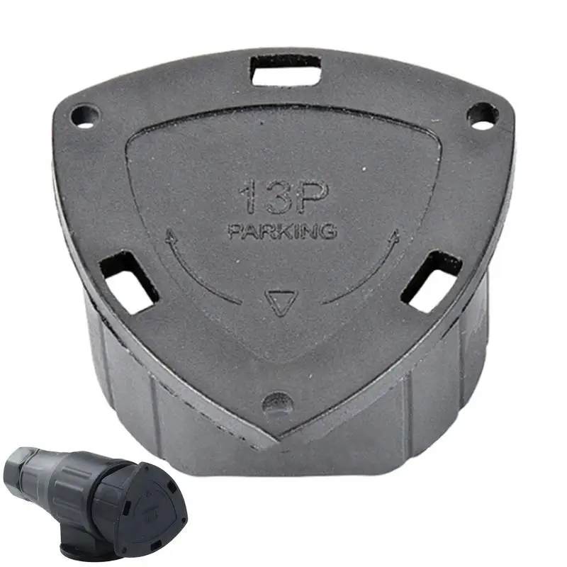 trailer plug holder RV Plug Cover Plug Holder 13 Pin Trailer Cover Trailer Connector Protector Harness Protector Adapter