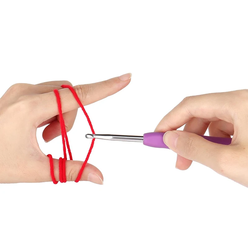 Crochet Hook Kit with Case Sewing and Weaving Tools Yarn Crochet Hook Household for Beginners & Experieced Crochet Lovers TMZ