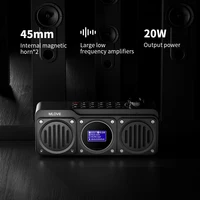 MLOVE BV810 Portable Bluetooth Speaker with FM Radio,  Waterproof Speaker , LCD Screen Display, HD Free Call, Micro SD Card Slot 2