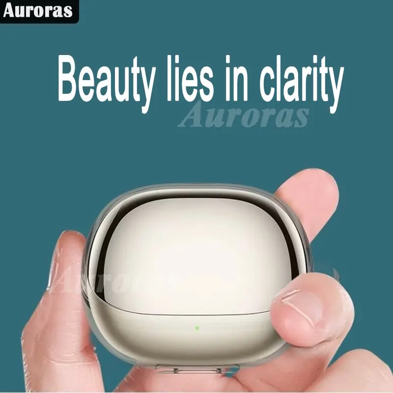 Auroras Per Xiaomi Buds 4 Pro Air Case Silicone Trasparente Antiurto Accessori Per Auricolari Protezione Per Xiaomi Buds 4 Pro Air Cover