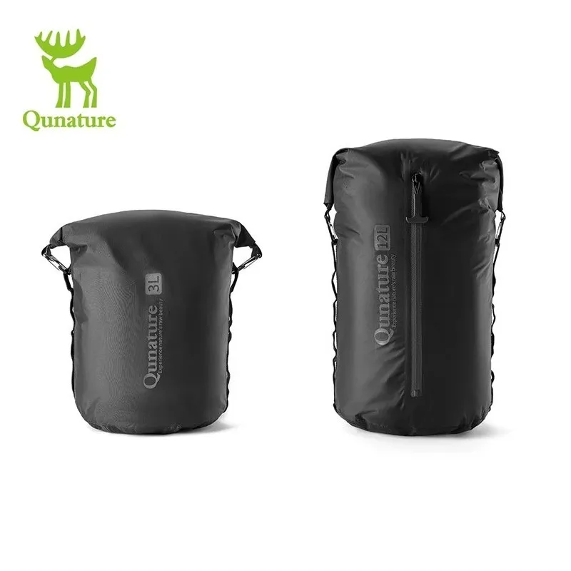 Qunature Sac Étanche Vélo 12L Léger Avec Valve De Compression, Sac De