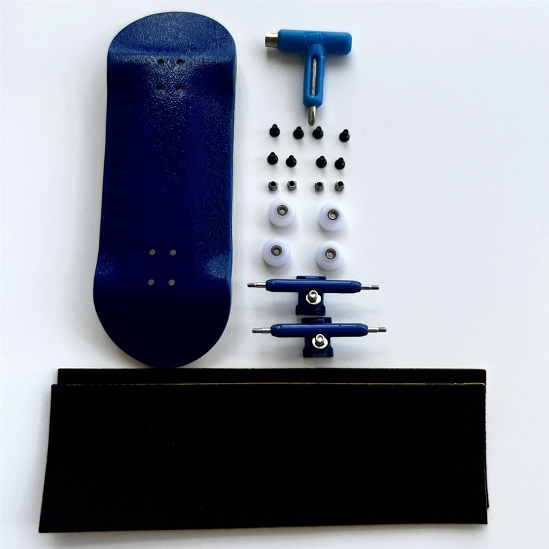 34mm Complete Set Multi Color Canada Maple Wood Fingerboard Fingerboard Wheels finger skateboard toys fingerboard set