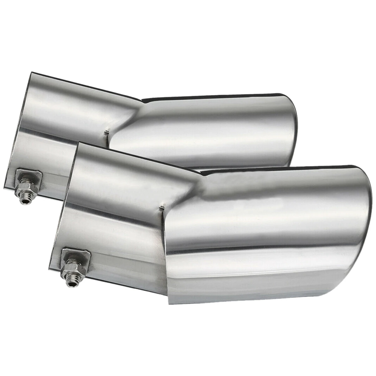 

1 Pair Stainless Steel Exhaust Muffler Tail Pipe for Land Range Sport